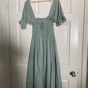 Free People Oasis Midi Dress, Size Extra Small